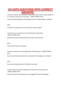 476 USPS QUESTIONS WITH CORRECT ANSWERS 2026