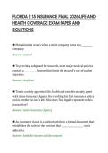 FLORIDA 2 15 INSURANCE FINAL 2026 LIFE AND&NewLine;HEALTH COVERAGE EXAM PAPER AND&NewLine;SOLUTIONS&NewLine;