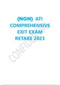 ATI Comprehensive Exit Exam Retake 2023 &vert; NGN Nursing Practice Questions & Answers