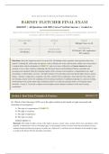 Barney Fletcher Final Exam 2026&sol;2027 &vert; 100&percnt; Correct Q&A &vert; Graded A&plus; &vert; Pass Guaranteed&NewLine;&NewLine;