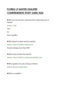 FLORIDA LP MASTER QUALIFIER&NewLine;COMPREHENSIVE STUDY GUIDE 2026