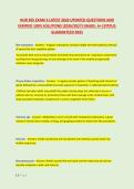 NUR 505 EXAM 3 LATEST 2026 UPDATED QUESTIONS AND &NewLine;VERIFIED 100&percnt; SOLUTIONS &lpar;2026&sol;2027&rpar; GRADE&colon; A&plus;&vert;STATUS&colon; &NewLine;GUARANTEED PASS