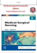 Test Bank for Medical-Surgical Nursing&comma; 8th Edition by Linton &vert; Updated &vert; Chapters 1-63 &vert; Verified Answers & Rationales &vert; Graded A&plus; Guarantee