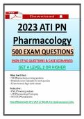  ATI PN Pharmacology 2026 Proctored Exam with 2023 NGN Questions & Case Scenarios&comma; Get A Level 2 or Higher