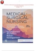 Test Bank Medical-Surgical Nursing Concepts for Interprofessional Collaborative Care 10th Edition by Donna D&period; Ignatavicius Chapter 1-69 &vert;Complete Guide A&plus;