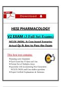 Pass the 2026 HESI RN Pharmacology V2 Exam with 3 Set Exams&comma; NGN Questions & Case Scenarios &lpar;Updated PDF&rpar;