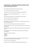 ASLP 3030 EXAM 1 &vert; STRUCTURE AND FUNCTION COMPLETE STUDY GUIDE & EXAM REVIEW 2026&sol;2027