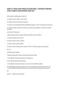 NURS 317 FINAL EXAM PRACTICE QUESTIONS &vert; COMPLETE NURSING STUDY GUIDE & EXAM REVIEW 2026&sol;2027