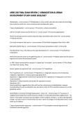 URBS 230 FINAL EXAM REVIEW &vert; URBANIZATION & URBAN DEVELOPMENT STUDY GUIDE 2026&sol;2027
