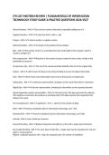 ITM 207 MIDTERM REVIEW &vert; FUNDAMENTALS OF INFORMATION TECHNOLOGY STUDY GUIDE & PRACTICE QUESTIONS 2026&sol;2027