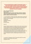 NU 545 PATHOPHYSIOLOGY COMPLETE EXAM BUNDLE UNITS 1&ndash;7  &NewLine;STUDY GUIDE NEWEST 2026&sol;2027 ACTUAL EXAM COMPLETE &NewLine;QUESTIONS AND CORRECT DETAILED ANSWERS &lpar;VERIFIED ANSWERS&rpar;  &NewLine;WITH EXPLANATIONS &vert;ALREADY GRADED A&plus;&vert;&vert;LATEST UPDATE&excl;&excl; &NewLine; &lpar;UNIVERSITY OF SOUTH ALABAMA