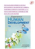 TEST BANK fOR EXPERIENCE HUMAN  DEVELOPMENT 15th EDITION BY GABRIELA MARTOREL&vert;COMPLETE CHAPTERS 1-17&vert; A&plus;  PASS GUARANTEED&vert;ALL ANSWERS AT THE  BACK OF EACH CHAPTER&vert;Ace your exam on your first attempt&excl;&excl;&excl;
