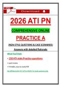 Pass the 2026 ATI PN Comprehensive Online Practice A &vert; NGN Questions & Case Scenarios &lpar;Updated PDF&rpar;