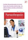 TEST BANK&semi; PHARMACOTHERAPEUTICS FOR ADVANCED PRACTICE NURSE PRESCRIBERS&comma; 5TH EDITION WOO ROBINSON&period; ALL CHAPTER 1-55 WITH QUESTIONS AND ANSWERS WITH RATIONALES LATEST UPDATE 2026&vert;ACE YOUR EXAM ON YOUR FIRST ATTEMPT&excl;&excl;&excl;