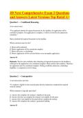 JD Next Comprehensive Exam 2 Questions and Answers Latest Versions Top Rated A&plus;