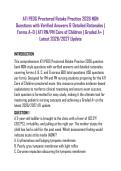 ATI PEDS Proctored Retake Practice 2026 NGN Questions with Verified Answers & Detailed Rationales &vert; Forms A&ndash;D &vert; ATI RN&sol;PN Care of Children &vert; Graded A&plus; &vert; Latest 2026&sol;2027 Update