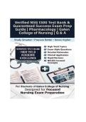 Verified NSG 1300 Test Bank & Guaranteed Success Exam Prep Guide &vert; Pharmacology &vert; Galen College of Nursing &vert; Q & A