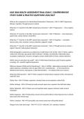 NUR 3066 HEALTH ASSESSMENT FINAL EXAM &vert; COMPREHENSIVE STUDY GUIDE & PRACTICE QUESTIONS 2026&sol;2027