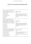 NCLEX-PN Cram Sheet Practice Questions 2026&NewLine;