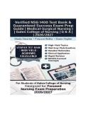 Verified NSG 1400 Test Bank & Guaranteed Success Exam Prep Guide &vert; Medical-Surgical Nursing I &vert; Galen College of Nursing &vert; Q & A &vert; 2026&sol;2027