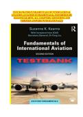 Test Bank for Fundamentals of International Aviation 2nd Edition &vert; Suzanne Kearns &vert; All Chapters