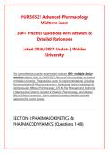  NURS 6521 Advanced Pharmacology Midterm Exam 2026&ndash;2027 &ndash; Questions & Answers