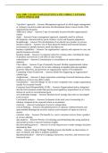 WGU D081 VOCAB EXAM QUESTIONS WITH CORRECT ANSWERS LATEST UPDATE 2026&NewLine;