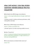 HFMA CHFP MODULE 1 2026 FINAL REVIEW&NewLine;QUESTIONS ANSWERS BUNDLED PRACTICE&NewLine;COLLECTION