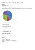 MATH 110 Introduction to Statistics Final Exam Portage Learning  Latest 2026&excl; 100&percnt; CORRECT ANSWERS ALREADY RATED A&plus;