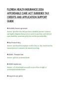 FLORIDA HEALTH INSURANCE 2026&NewLine;AFFORDABLE CARE ACT SUBSIDIES TAX&NewLine;CREDITS AND APPLICATION SUPPORT&NewLine;GUIDE&NewLine;