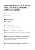 HIEU 201 CHAPTER 6 QUIZ 2026 ACTUAL TEST&NewLine;PAPER QUESTIONS SOLUTIONS VERIFIED&NewLine;COMPLETE STUDY PACKAGE&NewLine;