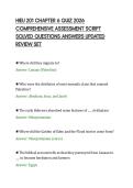 HIEU 201 CHAPTER 6 QUIZ 2026&NewLine;COMPREHENSIVE ASSESSMENT SCRIPT&NewLine;SOLVED QUESTIONS ANSWERS UPDATED&NewLine;REVIEW SET
