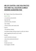 HIEU 201 CHAPTER 6 QUIZ 2026 PRACTICE&NewLine;TEST SHEET FULL SOLUTIONS CORRECT&NewLine;ANSWERS GUARANTEED PASS