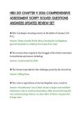 HIEU 201 CHAPTER 9 2026 COMPREHENSIVE&NewLine;ASSESSMENT SCRIPT SOLVED QUESTIONS&NewLine;ANSWERS UPDATED REVIEW SET