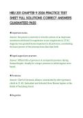 HIEU 201 CHAPTER 9 2026 PRACTICE TEST&NewLine;SHEET FULL SOLUTIONS CORRECT ANSWERS&NewLine;GUARANTEED PASS&NewLine;
