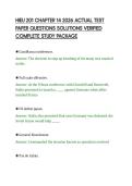 HIEU 201 CHAPTER 14 2026 ACTUAL TEST&NewLine;PAPER QUESTIONS SOLUTIONS VERIFIED&NewLine;COMPLETE STUDY PACKAGE&NewLine;
