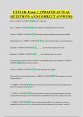 CEM 141-Exam 1 UPDATED ACTUAL &NewLine;QUESTIONS AND CORRECT ANSWERS