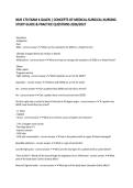 NUR 170 EXAM 4 GALEN &vert; CONCEPTS OF MEDICAL-SURGICAL NURSING STUDY GUIDE & PRACTICE QUESTIONS 2026&sol;2027