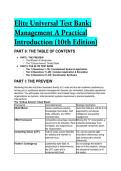 2026&sol;2027 S-Tier Test Bank&colon; Management A Practical Introduction 10th Edition &lpar;Kinicki&rpar; &vert; Complex Synthesis Questions&comma; Rationales & Frameworks