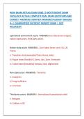 RISIA EXAM ACTUAL EXAM 2026 &vert;&vert; MOST RECENT EXAM &NewLine;2026&vert;2027 ACTUAL COMPLETE REAL EXAM QUESTIONS AND &NewLine;CORRECT ANSWERS &lpar;VERIFIED ANSWERS&rpar; ALREADY GRADED &NewLine;A&plus; &vert; GUARANTEED SUCCESS&excl;&excl; NEWEST EXAM &vert; JUST &NewLine;RELEASED&excl;&excl;