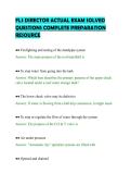 FLS DIRECTOR ACTUAL EXAM SOLVED&NewLine;QUESTIONS COMPLETE PREPARATION&NewLine;RESOURCE&NewLine;