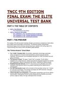 TNCC 9th Edition Final Exam&colon; The Elite S-Tier Test Bank &lpar;2026&sol;2027 Update&rpar; &vert; Questions&comma; Answers & Expert Rationales