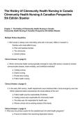 TestBank Community Health Nursing Canadian Perspective 5th Ed Stamler 2026&sol;2027