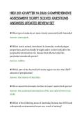 HIEU 201 CHAPTER 14 2026 COMPREHENSIVE&NewLine;ASSESSMENT SCRIPT SOLVED QUESTIONS&NewLine;ANSWERS UPDATED REVIEW SET