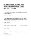 HIEU 201 CHAPTER 14 2026 FINAL PAPER&NewLine;REVIEW QUESTIONS ANSWERS BUNDLED&NewLine;PRACTICE COLLECTION&NewLine;