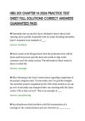 HIEU 201 CHAPTER 14 2026 PRACTICE TEST&NewLine;SHEET FULL SOLUTIONS CORRECT ANSWERS&NewLine;GUARANTEED PASS