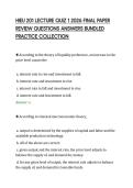 HIEU 201 LECTURE QUIZ 1 2026 FINAL PAPER&NewLine;REVIEW QUESTIONS ANSWERS BUNDLED&NewLine;PRACTICE COLLECTION