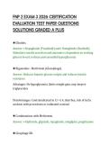 FNP 2 EXAM 3 2026 CERTIFICATION&NewLine;EVALUATION TEST PAPER QUESTIONS&NewLine;SOLUTIONS GRADED A PLUS