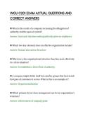 WGU C201 EXAM ACTUAL QUESTIONS AND&NewLine;CORRECT ANSWERS