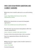 WGU C201 EXAM REVIEW QUESTIONS AND&NewLine;CORRECT ANSWERS